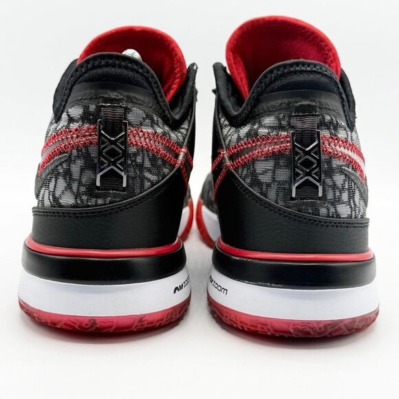 Nike Zoom LeBron NXXT Gen FaZe Clan Bred Lace Up Red Black Mid Sneakers - US Men - Picture 7 of 16